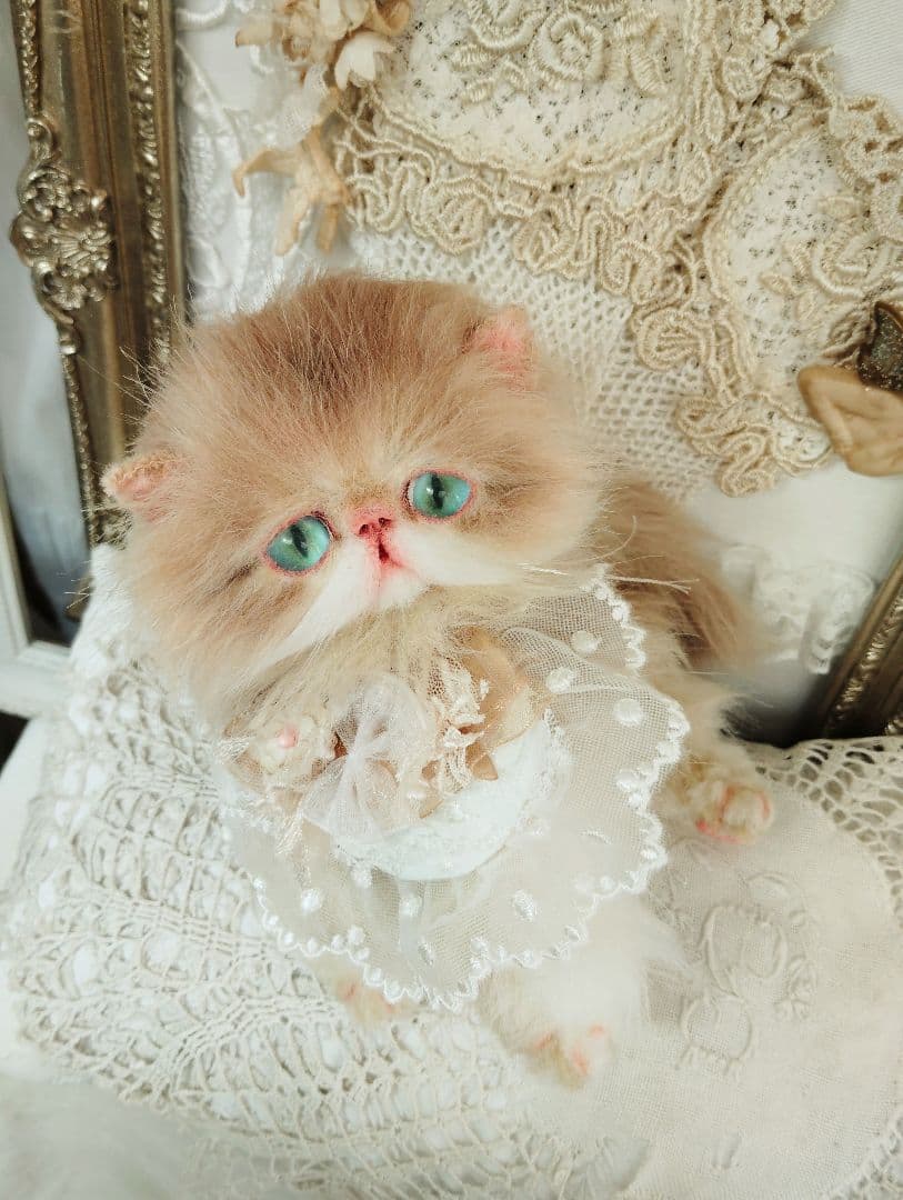 家族募集❤子猫のフワワちゃん♡アートドール♡ぬいぐるみ♡