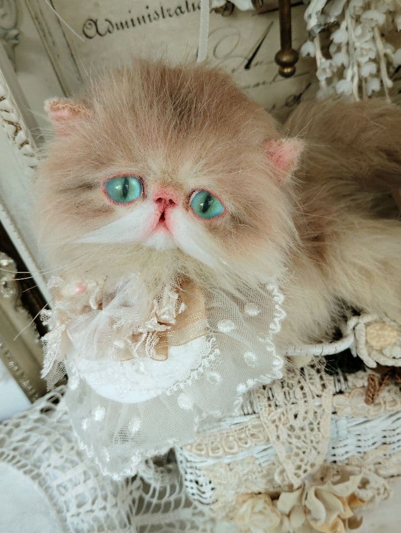 家族募集❤子猫のフワワちゃん♡アートドール♡ぬいぐるみ♡