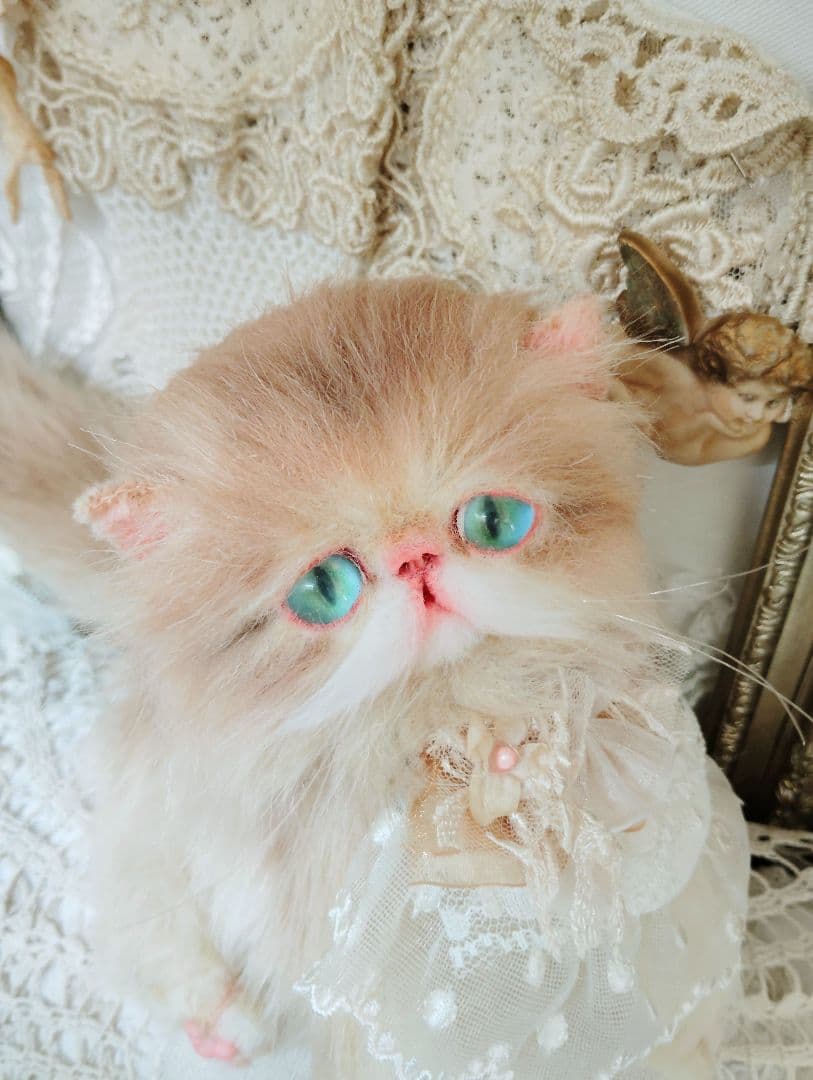 家族募集❤子猫のフワワちゃん♡アートドール♡ぬいぐるみ♡