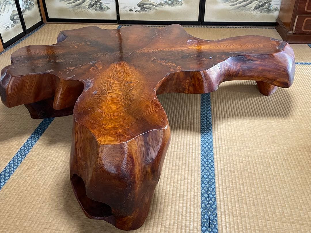 座卓【日光杉】天然木・一枚板