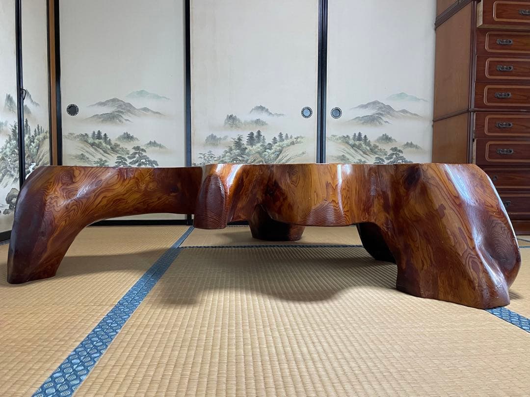 座卓【日光杉】天然木・一枚板