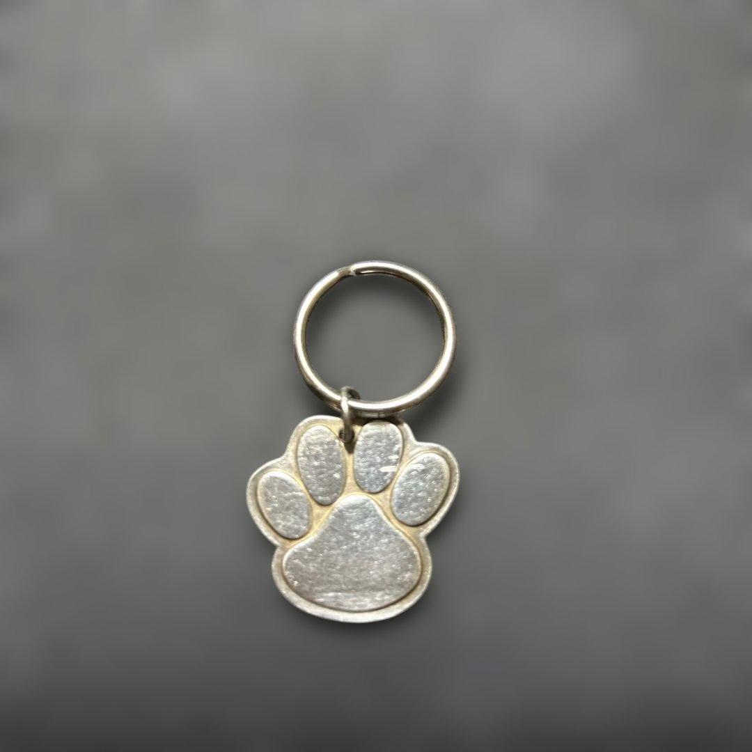 ティファニー肉球キーリングシルバー