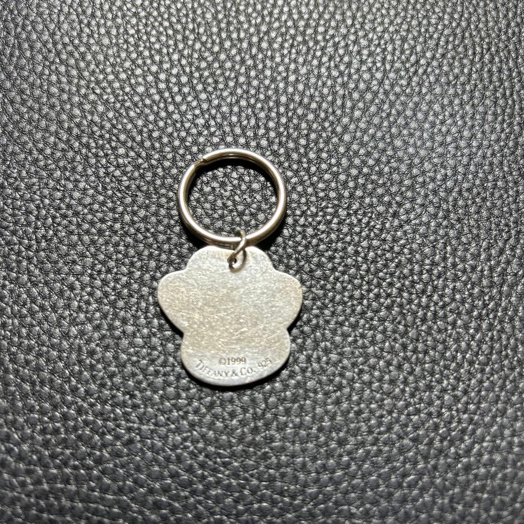 ティファニー肉球キーリングシルバー