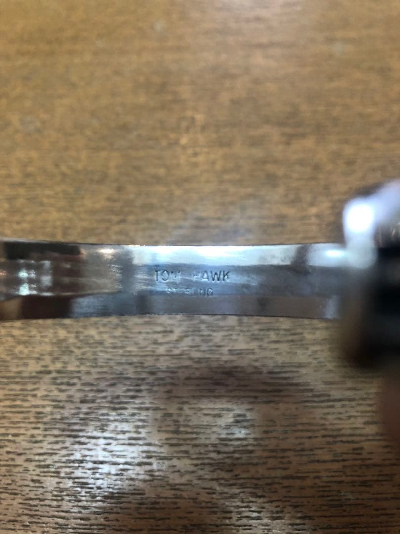 【良品】TOM HAWK トムホーク 2ラインバングル ナバホ ホピ ズニ