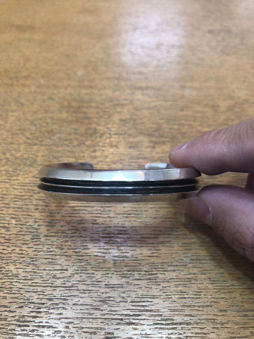 【良品】TOM HAWK トムホーク 2ラインバングル ナバホ ホピ ズニ