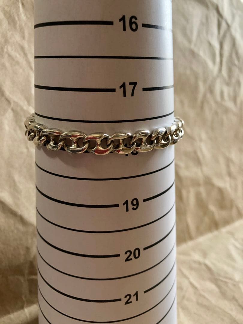 希少品 英国 925 ミレニアム刻印 リンク ブレスレット 2000年