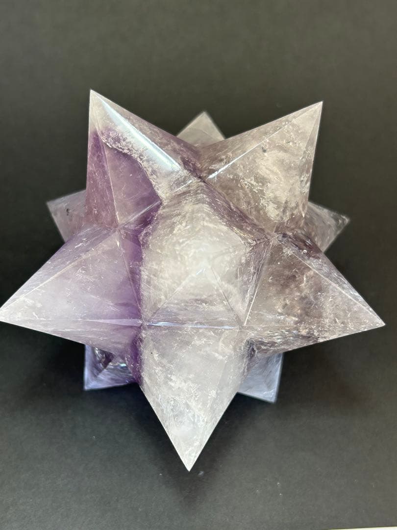 アメジスト　五芒星　約10cm