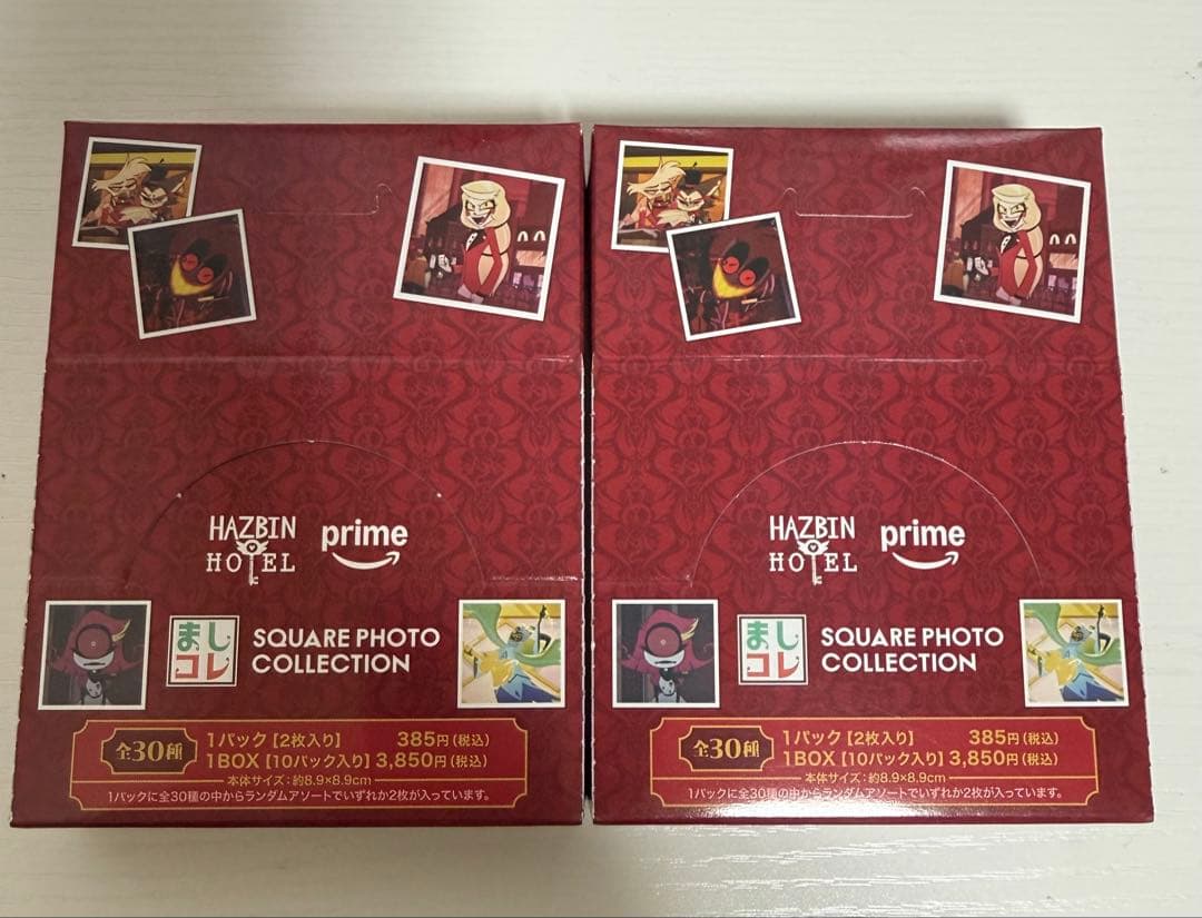 ハズビンホテル SQUARE PHOTO ましコレ 未開封2BOX