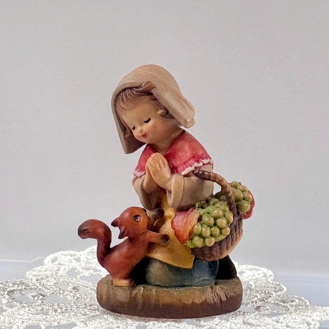 アンリ人形　ANRI 美品　6.5㎝　☆*【小さな・Thanksgiving】