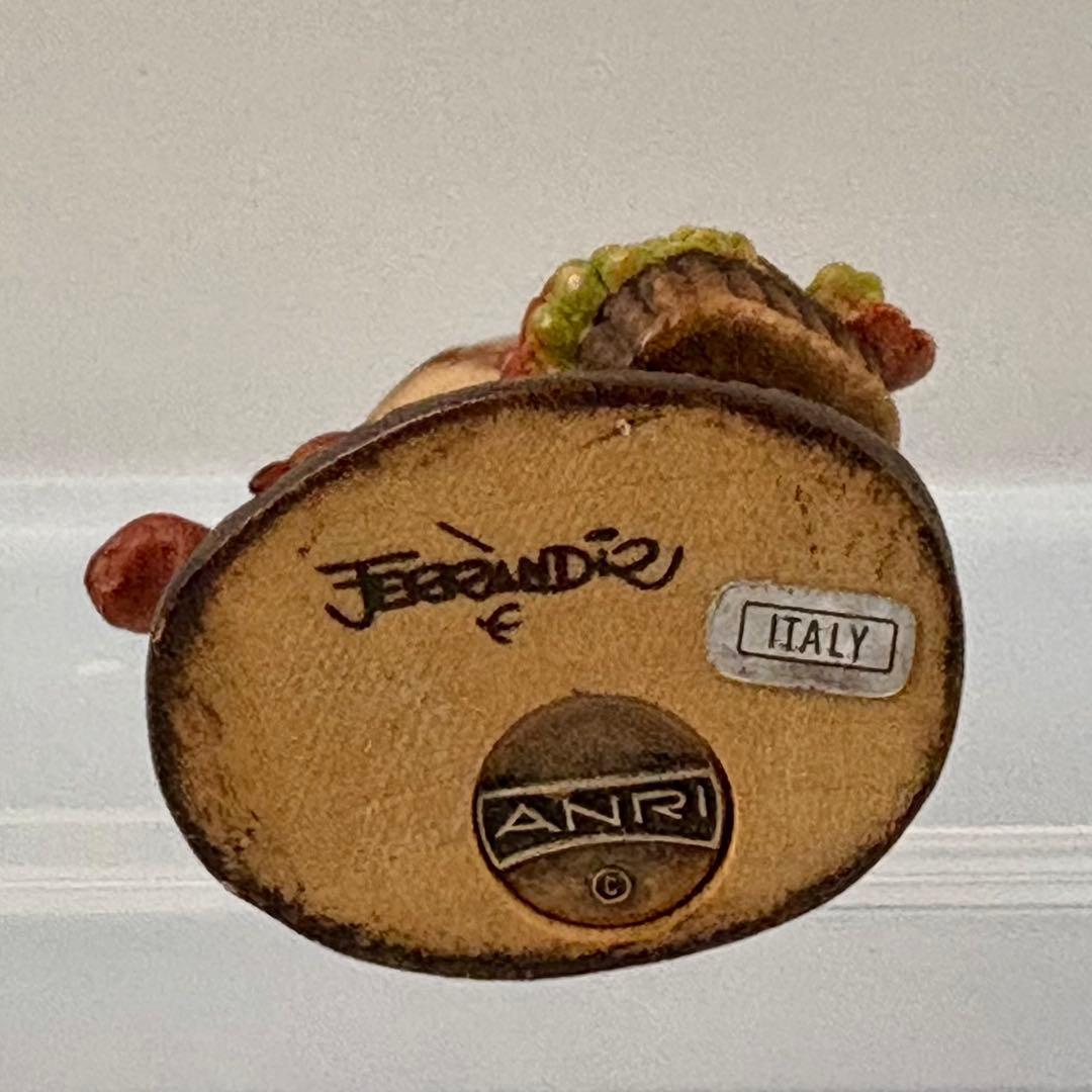 アンリ人形　ANRI 美品　6.5㎝　☆*【小さな・Thanksgiving】