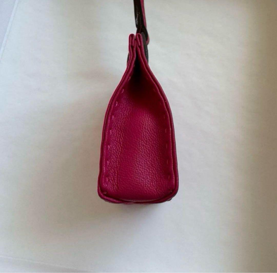 【新品未使用】HERMES チャーム サックオランジュ ピンク ローズメキシコ