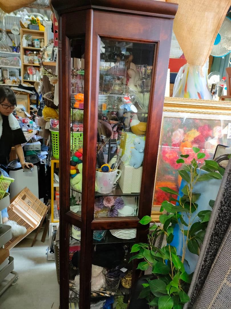 美品　ヴィンテージ　キャビネット　ガラスケース