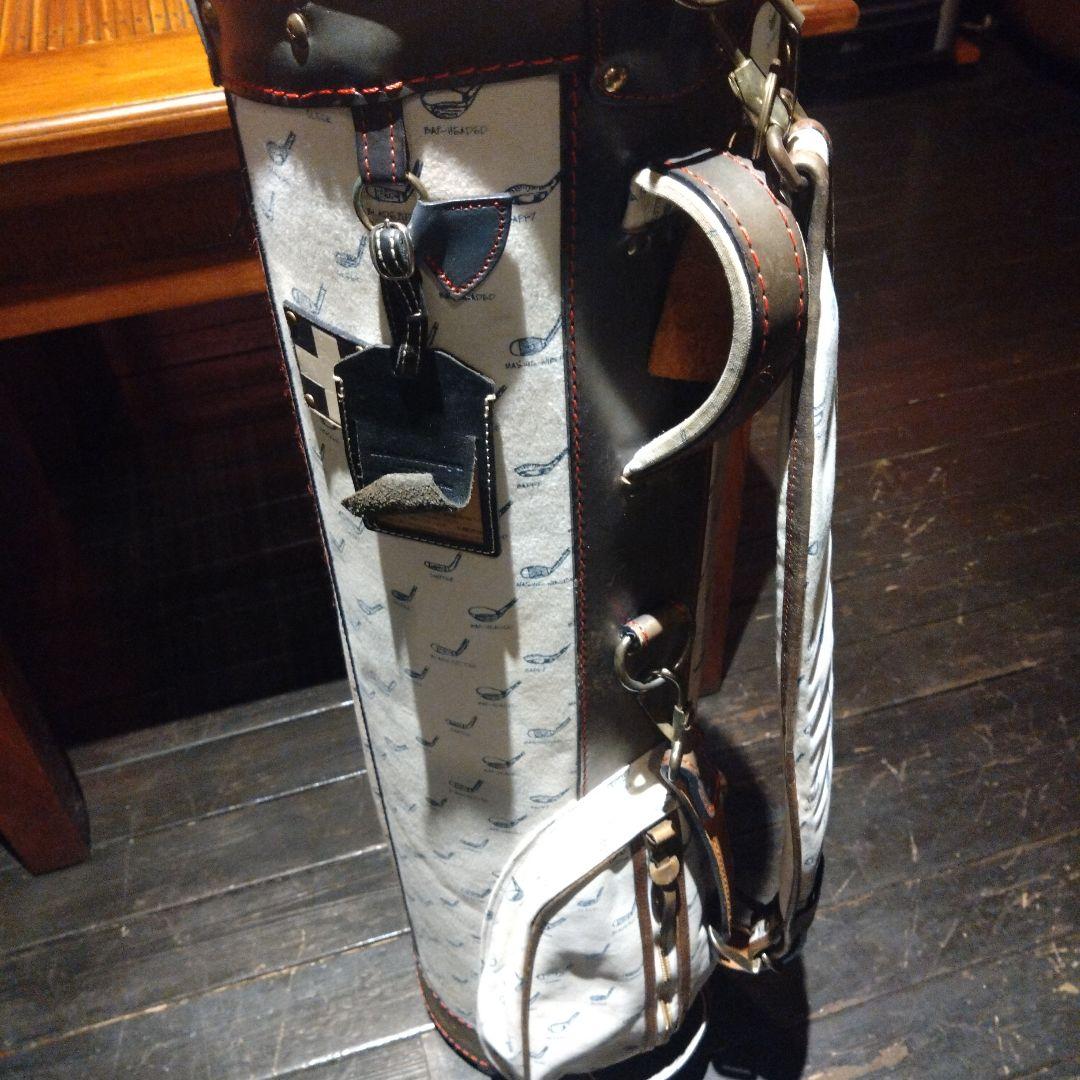 木ノ庄帆布×Mizuno　キャンバス×レザー キャディバッグ