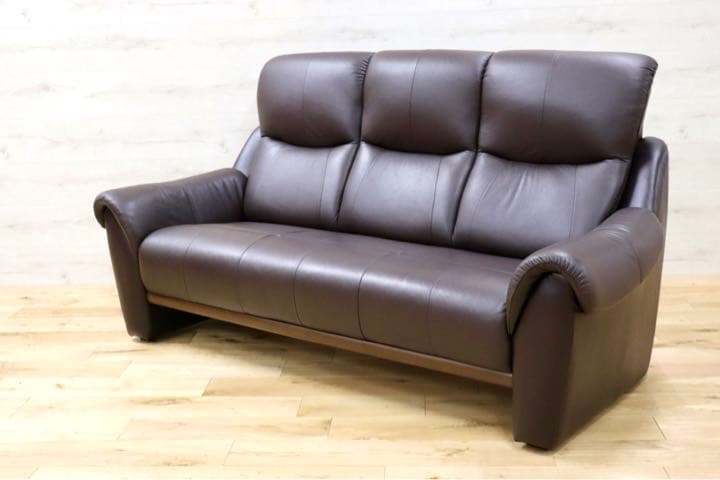 GMFK256○近新家具 3人掛けソファ トリプルソファ 長椅子 ハイバック 肘