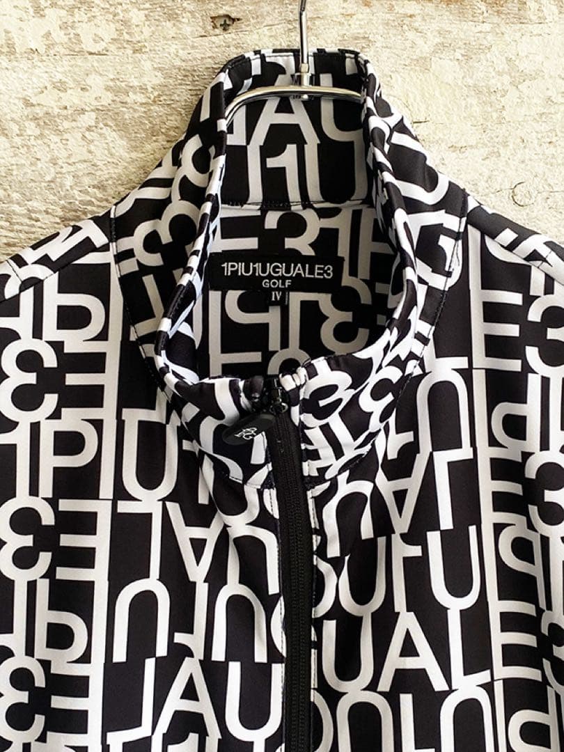 1PIU1UGUALE3 GOLF ウノピゥゴルフ ロゴブルゾン‼️