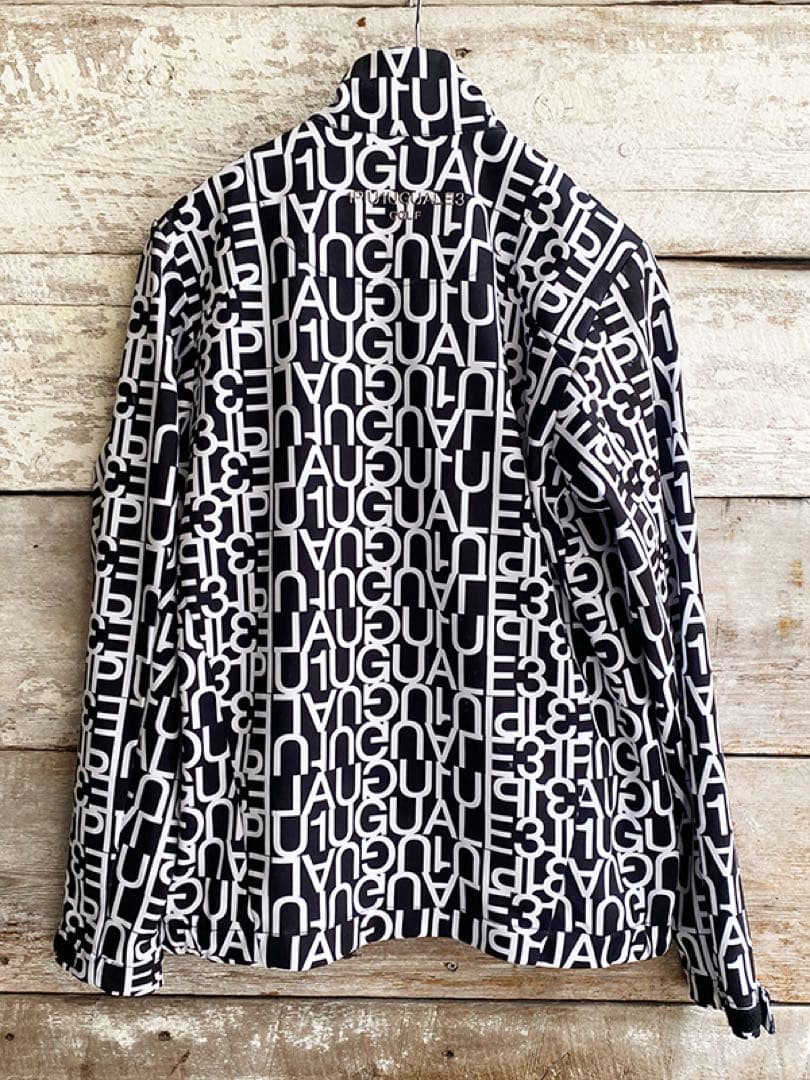 1PIU1UGUALE3 GOLF ウノピゥゴルフ ロゴブルゾン‼️