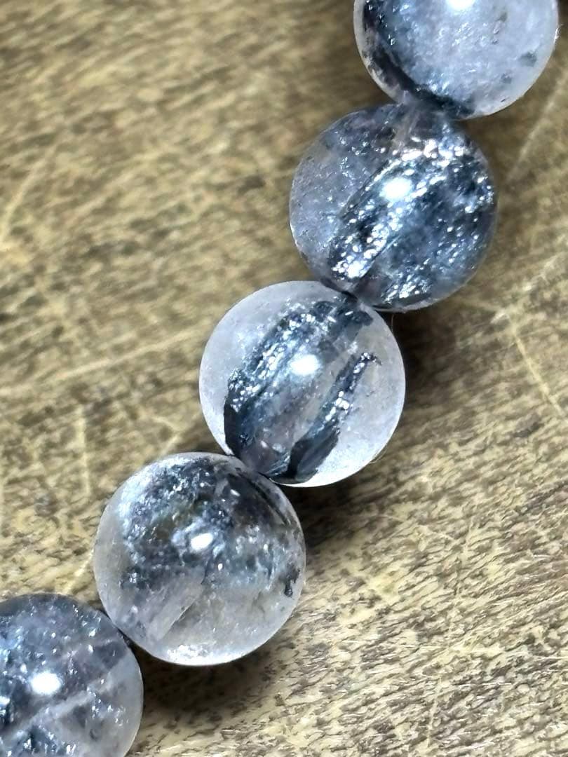 スティブナイトインクォーツ　ブレスレット5.5〜5.9㎜（新品未使用）　希少！！