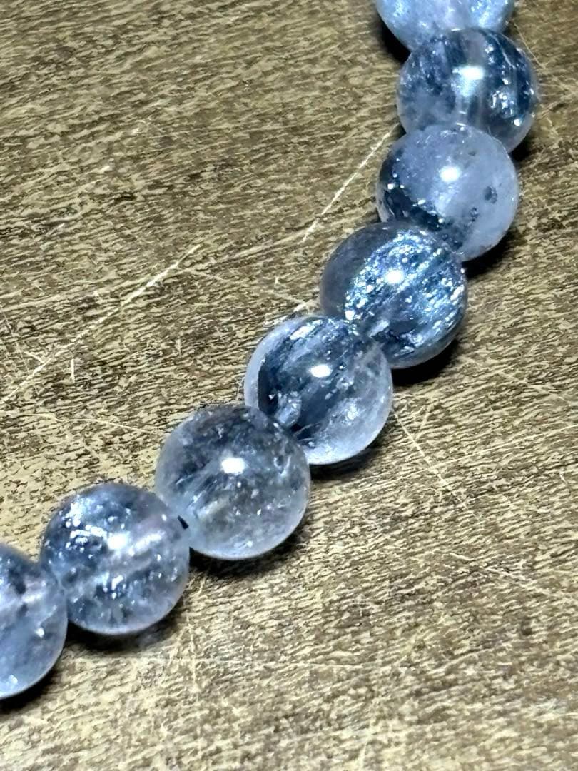 スティブナイトインクォーツ　ブレスレット5.5〜5.9㎜（新品未使用）　希少！！