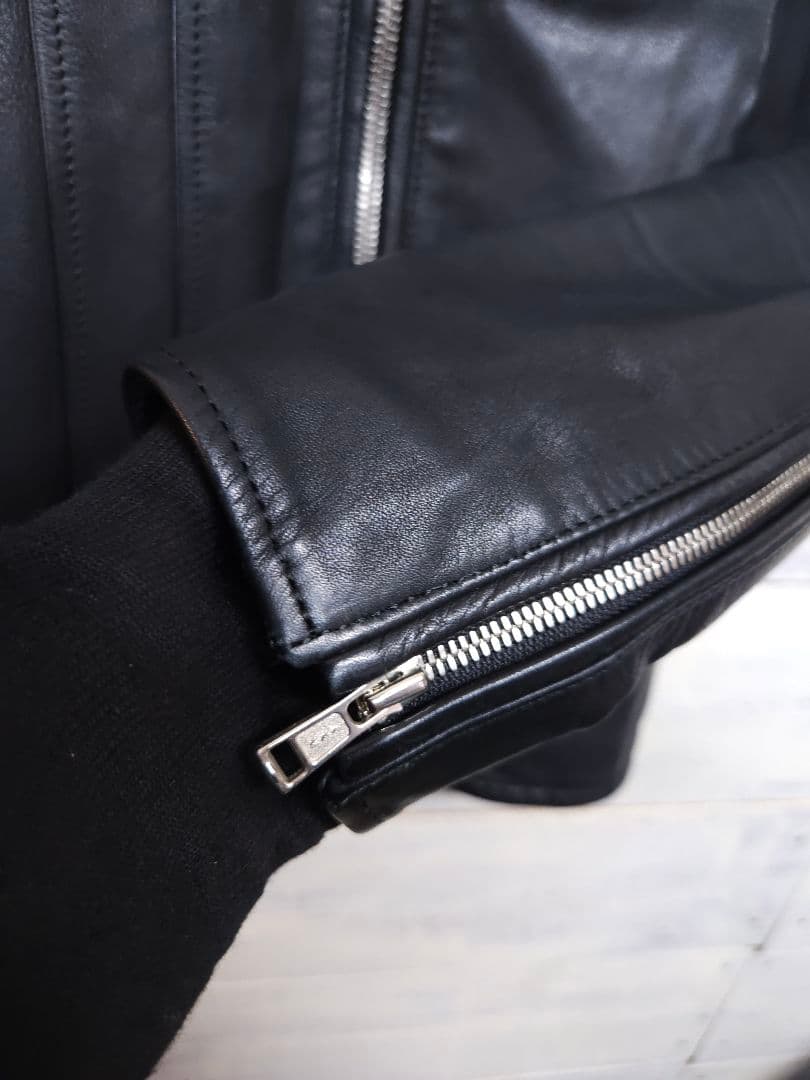 ピノキオさま専用☆AKM レザー ライダースジャケット ダイヤキルト 本革