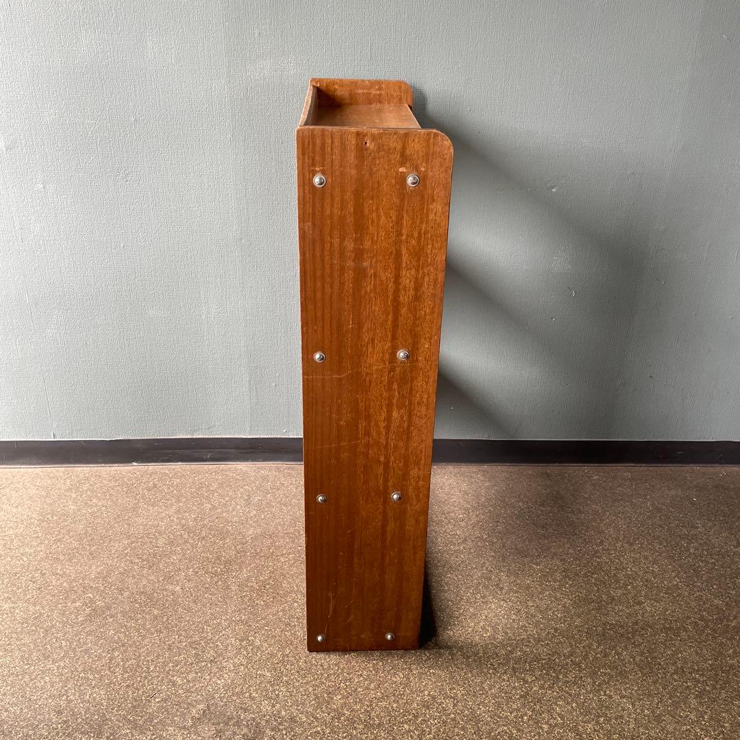 本棚　昭和レトロ　アンティーク　オープンシェルフ　古道具