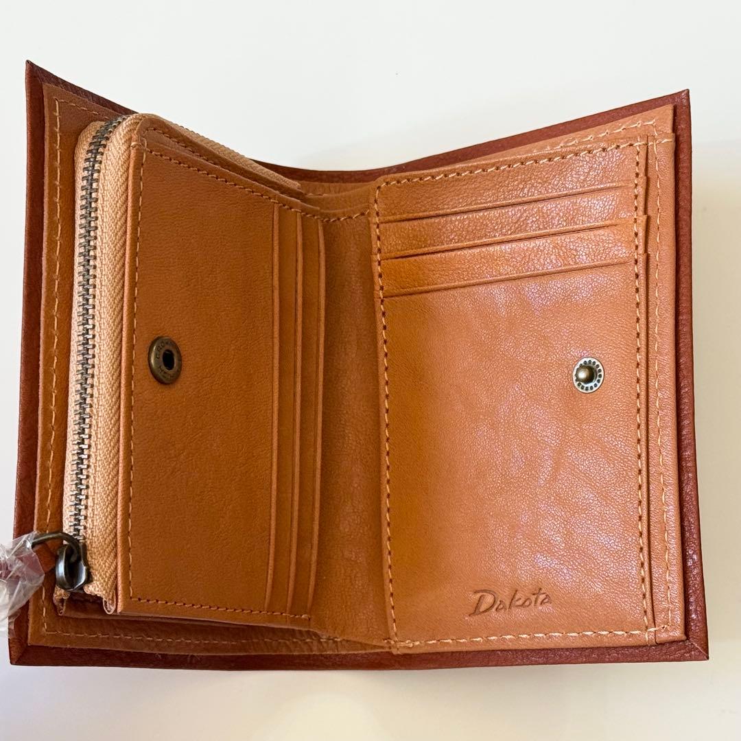 Dakota ダコタ 財布 二つ折り財布 折財布 ピアッタ ブラウン