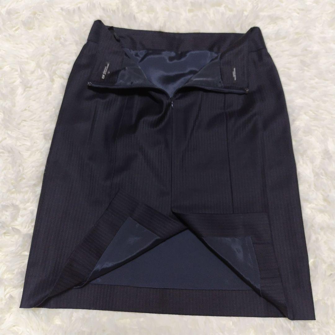 23区 ビジネススーツ パンツ スカート 3点セット ウール ブラック 40