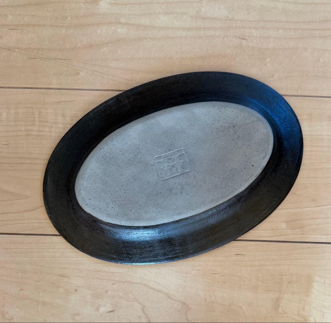 金井ゆみ　さんの　オーバル皿　新品未使用