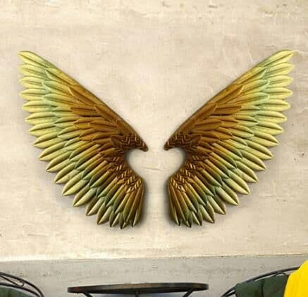 ヨーロッパ式鉄芸   飾りを掛ける   壁飾り   天使の翼