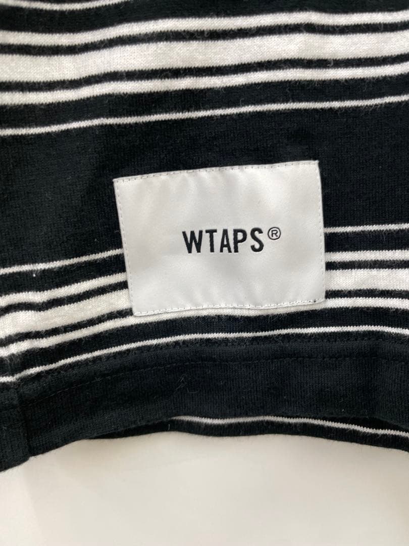 127★WTAPS ダブルタップス ボーダー ロンT