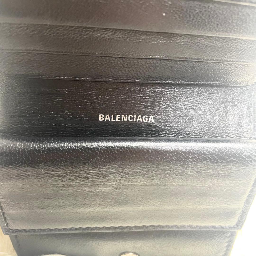 付属品完備 バレンシアガ エブリデイ 二つ折り財布 コンパクト レオパード