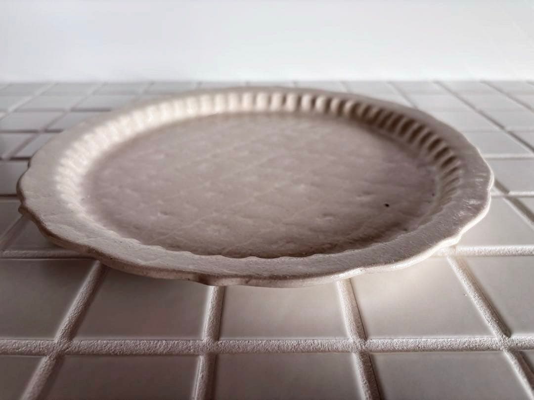 マルヤマウエア　リムプレートプレート　8寸　未使用　2枚セット