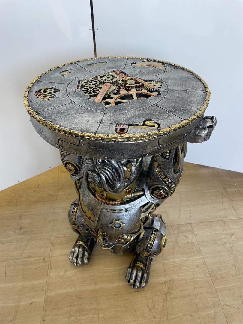 メカブルドック　サイドテーブル　ミニテーブル　アニマル　動物　ソファ　テーブル