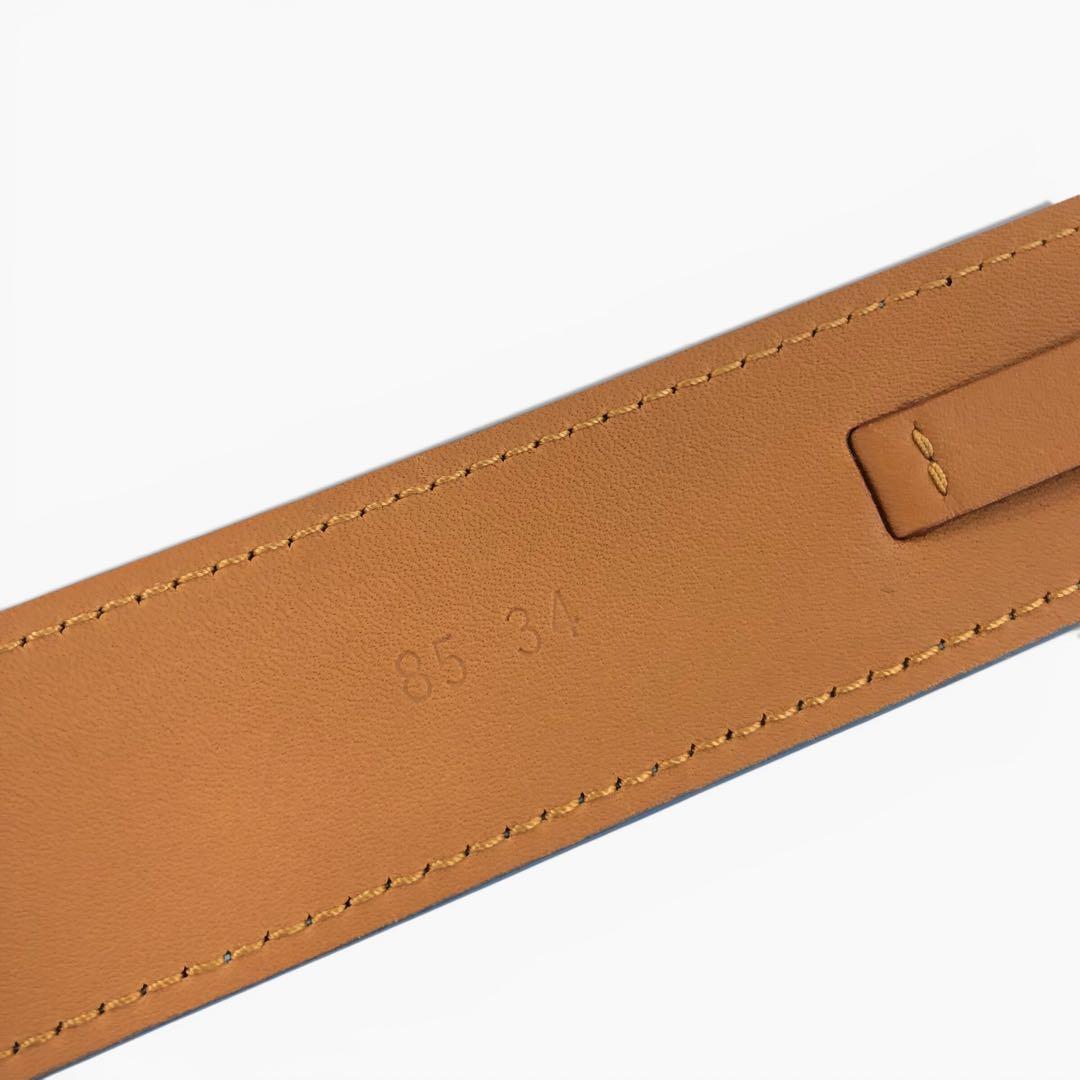 Berluti ベルルッティレザーベルト 水色系