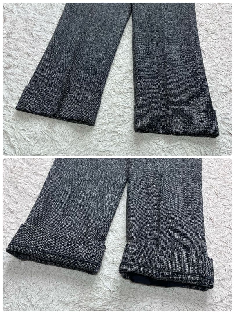 極美品 バーバリーロンドン ツイード セットアップスーツ パンツ シャドーホース