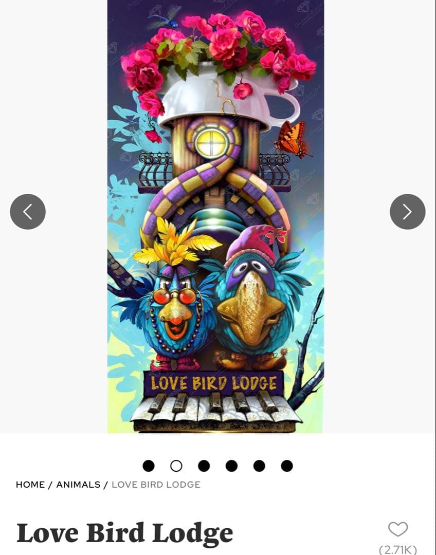 DAC ダイヤモンドアートクラブ Love Bird Lodge