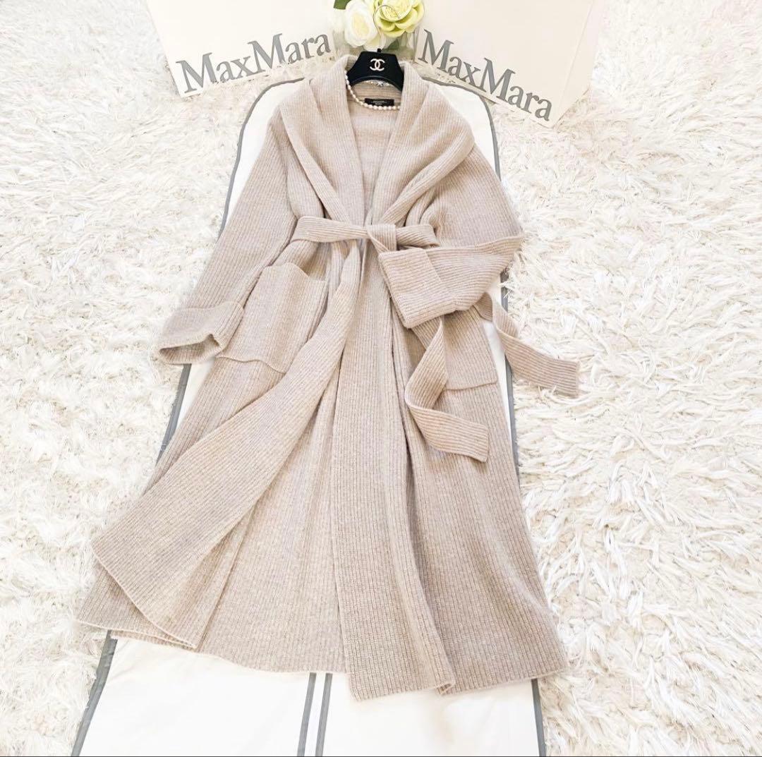 ★美品★マックスマーラ MaxMara ニットコート★