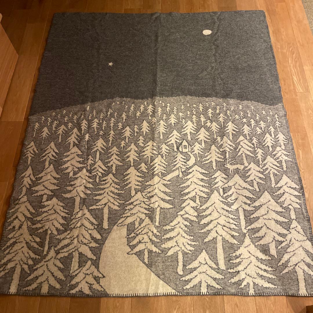 クリッパン　ミナペルホネン　ブランケット　グレー