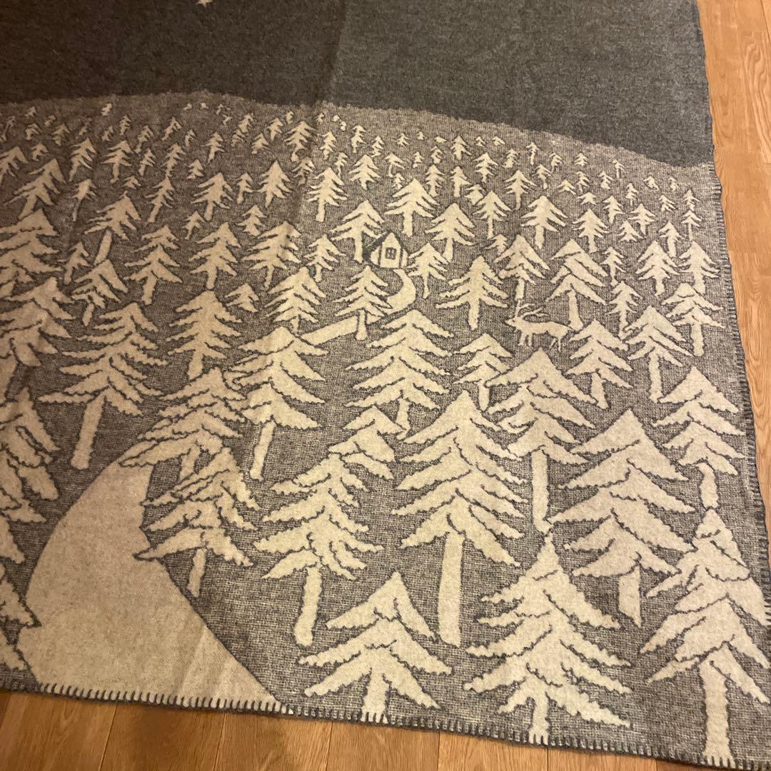 クリッパン　ミナペルホネン　ブランケット　グレー