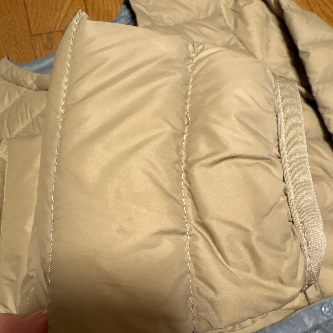 DANTON ダントン インナーダウン ロング ノーカラー　サイズ36