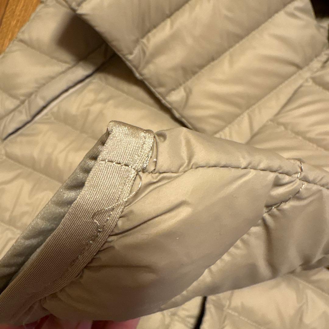 DANTON ダントン インナーダウン ロング ノーカラー　サイズ36