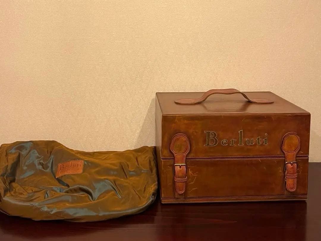 【希少】ベルルッティ　シューズケアボックス　アンティーク　　トランクケース