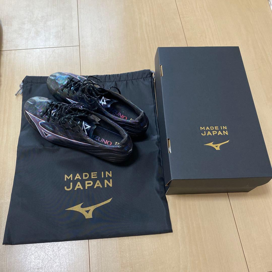 ★新品未使用・送料無料 ミズノ アルファ ジャパン 26cm ブラック★