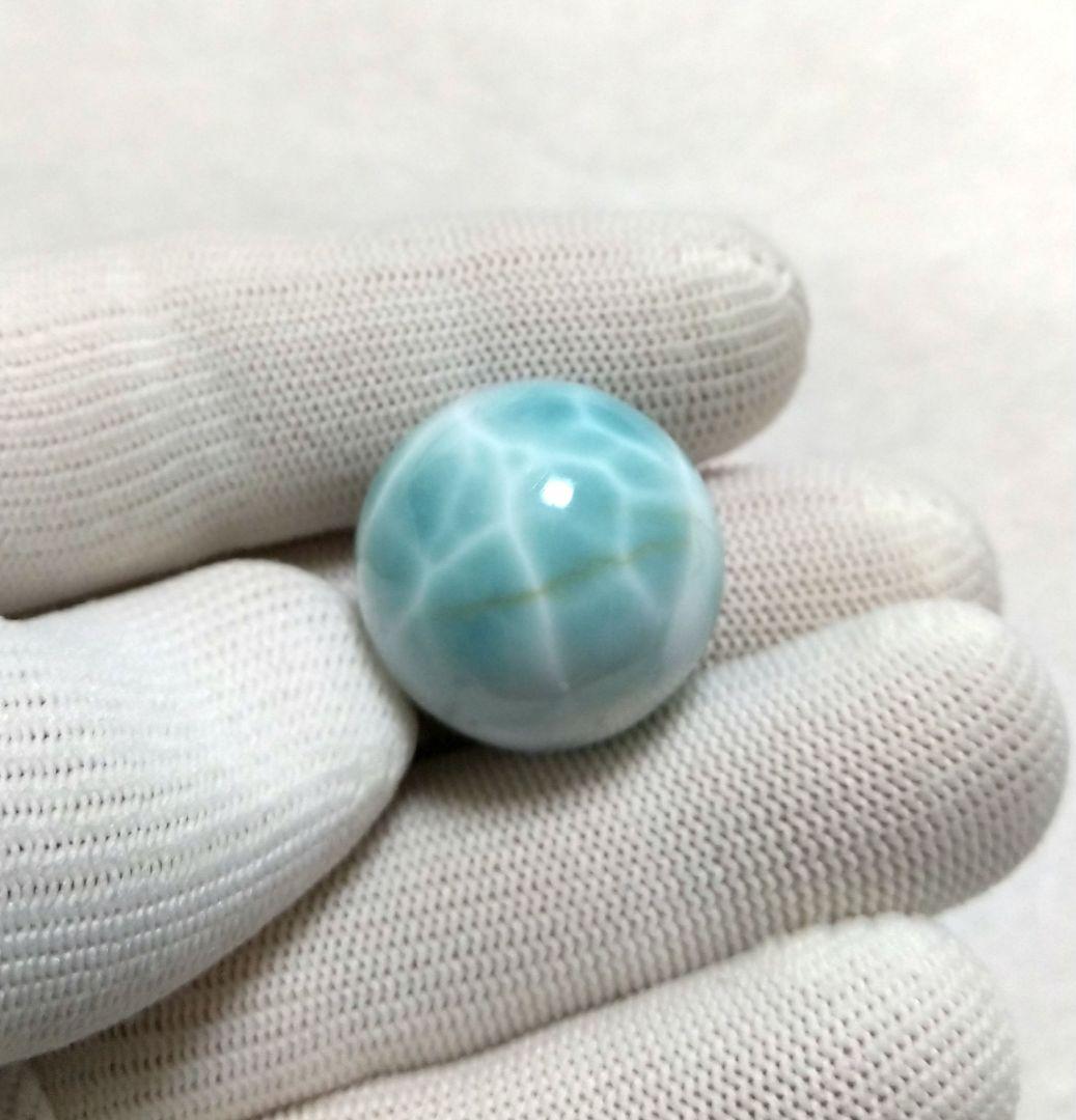 【お買い得】ラリマースフィア　丸玉　置物　２３㎜　ブルーペクトライト