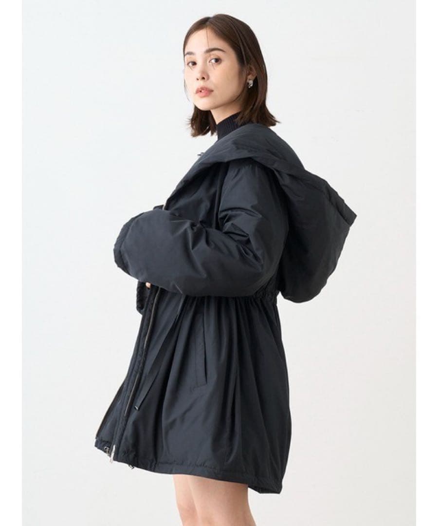 【新品未着用】SNIDEL スナイデル 西川レディモッズダウンコート ブラック