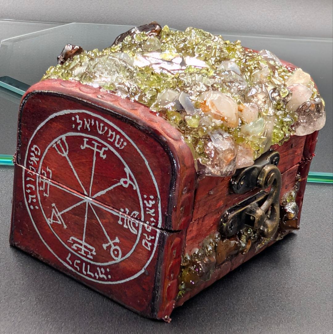 【1点物】 ソロモン王の鍵 護符魔術オルゴンボックス 〜日曜日照応・太陽護符〜