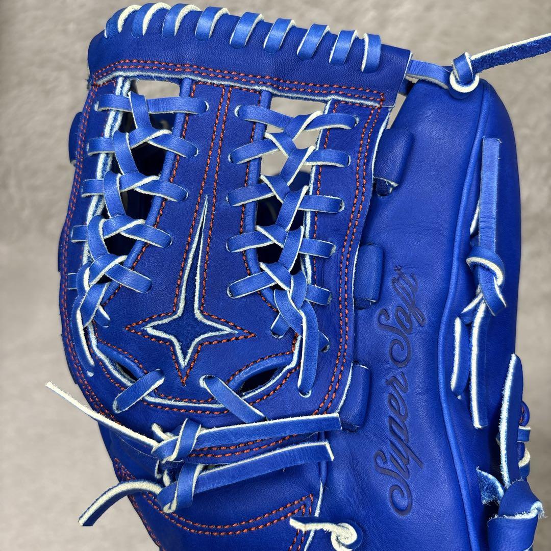 SSK 軟式グローブ　オールラウンド　野球　super soft 一般用　ブルー
