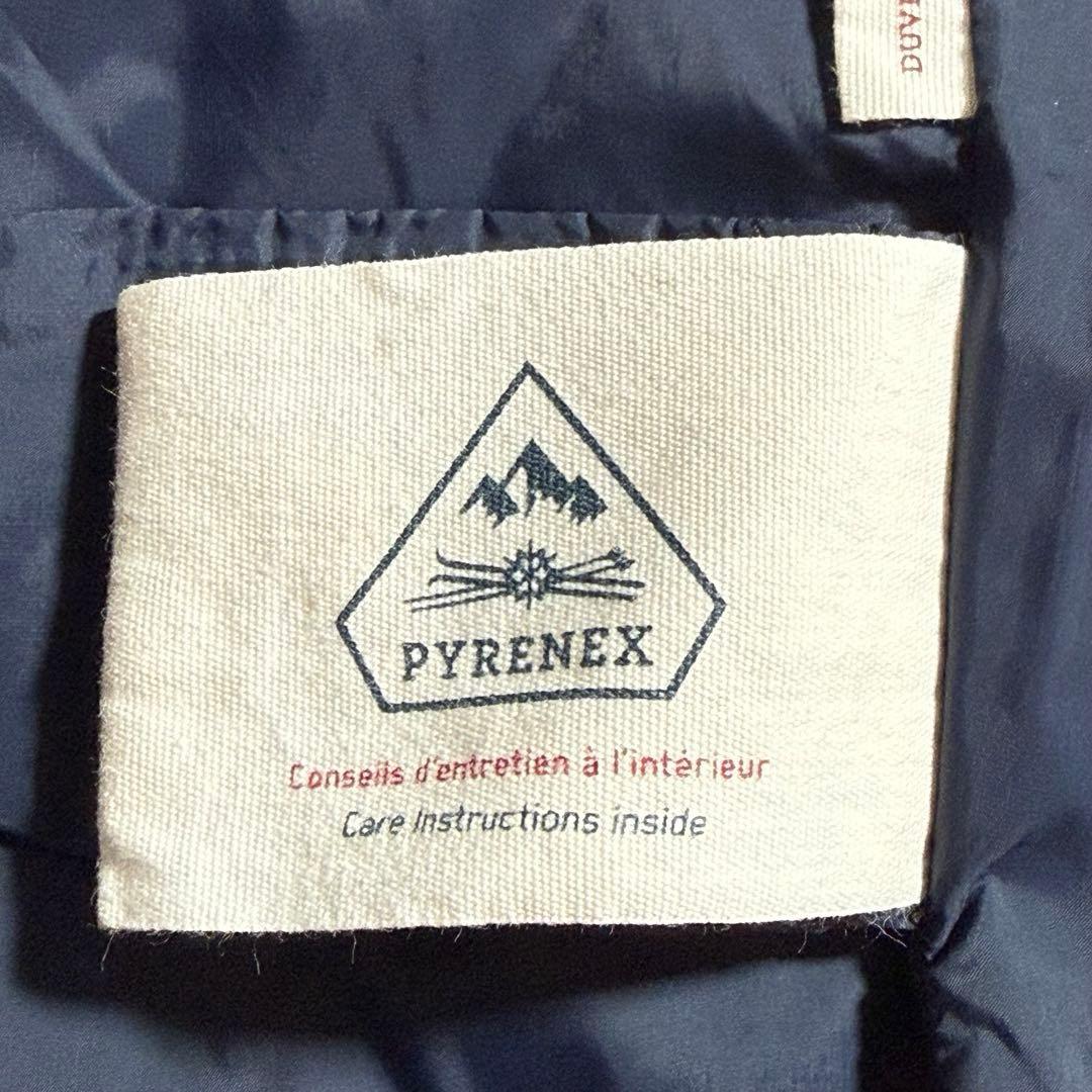 ピレネックス ダウンコート Aライン ロング フーディ JP38 FR 36