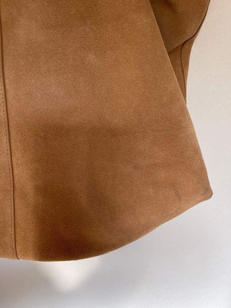 1*★様 ETRETOKYO ベージュ　スエード　ビッグ　トートバッグ