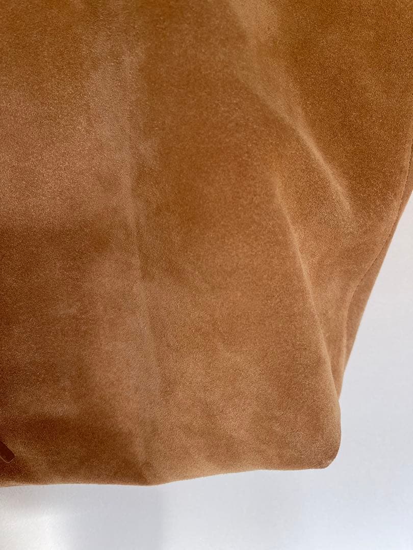 1*★様 ETRETOKYO ベージュ　スエード　ビッグ　トートバッグ