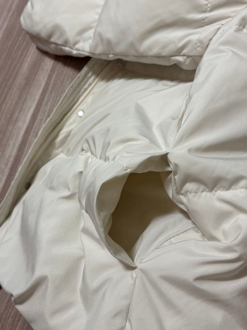 スタンドカラーダウン　S オフホワイト